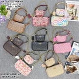 XDR2548 # Coach two-piece set with inner wheat and cloth standard matching non-woven fabric chain shoulder strap