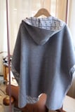 FENDl reversible wool and cashmere blend knit coat cloak Size Unicode