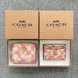 XDR2503 #, Coach wallet set pull head with logo matching gift box