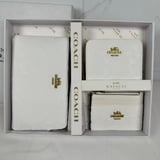 Item: 9902 # coach bag set Size: Large: 19.5 * 12 * 2cm Medium: 11 * 9 * 2cm Small: 11 * 8 * 1cm