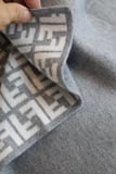 FENDl reversible wool and cashmere blend knit coat cloak Size Unicode