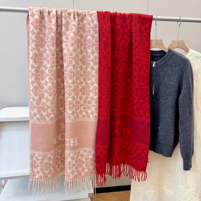 coach scarf size: 180-60cm