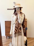 Loewe scarf size: 180-60cm