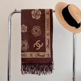 Chanel scarf size: 180-60cm