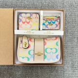 XDR2602-1 # Coach set Back shoulder with inner wheat and cloth standard matching non-woven fabric matching gift box Plastic-free seal No invoice