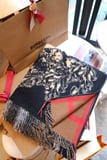 burberry newest knight warhorse double jacquard shawl cloak
