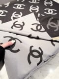 Chanel scarf size: 180-60cm