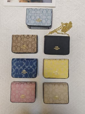 Coach handheld change purse 447