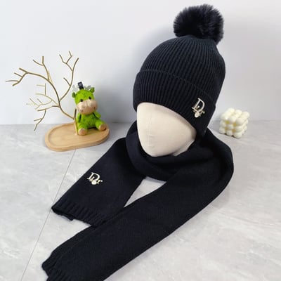 Dior [Two Piece Set - Wool Set Hat