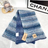 UGG (scarf + wool hat two-piece set) autumn and winter thickened ear cap warm