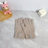 Celine [scarf➕ hat with fur ball➕ gloves] Three-piece set Material: 50% wool➕ 50% acryli!
