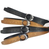 Coach vintage pin buckle toe leather belt versatile jeans men trendy belt waist wrap suit