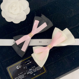 Chanel French Sweetheart Girl Bow Duckbill Hair Clip Princess Head Korean Side Clip Side Clip Double Pony Tail Accessories