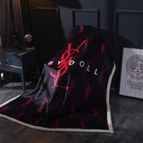 Louis Vuitton Trendy Blanket Casual Lamb Fleece Padded Blanket Manufacturer Printing Foreign Trade Baby Fleece Big Brand Nap Blanket