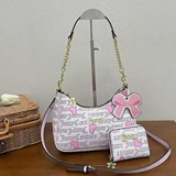coach korean style fashion armpit bag women 2026 summer new personalized simple shoulder messenger bag casual small square bag