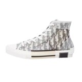 Dior2026 Canvas Shoes White Flat Print Sport Skate Shoes Height Boost