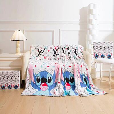New Trendy Dior Fleece Blanket Nap Office Casual Gift Box Blanket Travel Cover Blanket Wechat
