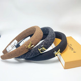 Louis Vuitton Green High Version Chanel Wind Hair Card Headband Women's 2025 New Letter Headband High Cranial Top Pressure Premium