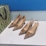 Gucci Sandals Flats 2025 High Heels Fashion Floral European Style