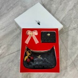 COACH New Cherry Set Crossbody Bag Fashion Versatile Gift Box