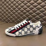 gucci New Skate Shoes Red Fashion Casual Sport White Floral