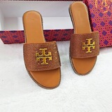 TB Cross-border foreign trade spot new flat-bottomed drill flip flops fashion comfortable high quality slippers women