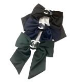 chanel korean style large bow hair clip delicate satin fabric horsetail spring clip headwear net red girl top clip hair accessories women
