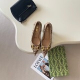 Gucci 2025 European Style New Floral Flat Fashion Flats G Sandals Flats