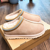 Thick bottom ethnic wind and snow boots wool semi slippers 2026 new winter fur all in one women's shoes Henan Sampo Village UGG