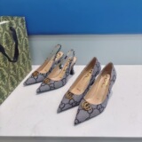 Gucci Sandals Flats 2025 High Heels Fashion Floral European Style