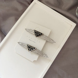MIUMIU Gold Rhinestone