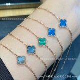 van cleef Floral Bracelet 18k Gold Fashion Jewelry ins