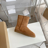 2026 winter sheepskin fur one-piece snow boots women shoes casual thick wool boots warm cotton shoes women non-slip UGG