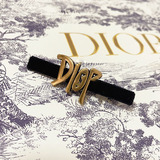 French Romantic Dior Black Set Hair Band All-Match Sponge Headband Vintage Velvet Duckbill Clip Hair Card Accessories