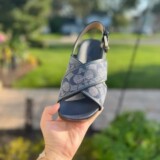 coach foreign trade 2025 thick sole sandal women's new summer outerwear Roman shoes thick sole muffin casual beach shoes