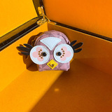Presbyopia Coin Purse Keychain Owl Bag Hanging Live Streaming Welfare Factory Wholesale Headphone Storage Bag