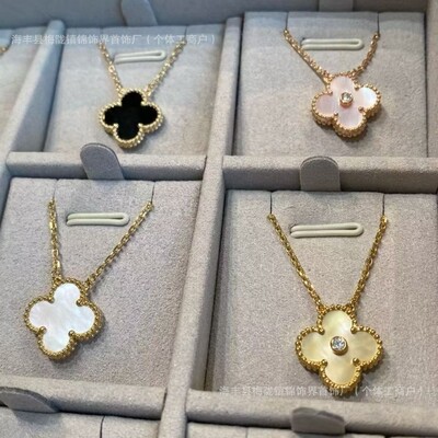 van cleef Necklace Premium 18 K Gold Necklace Rose Gold Fashion Necklace ins
