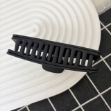 celine 11cm Classic Black and White Chanel Style Gripper Large Korean Style Rubber Lacquered Texture Hair Loss Multi Disc Hair Shark Clip