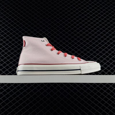 1970sChuckSNL Unisex Pink Khaki High Top Casual Vulcanized Canvas Skate Shoes A18854C