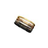 cartier Stainless Steel Bangle European Style 18k Gold Versatile
