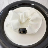 celine Style Fashion Colorectal Circle Alloy Accessories Color Dopamine Hair Ornaments Back of Head Plate Launch Cord