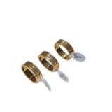 cartier New European Style Fashion Minimalist LOVE Ring Versatile V Gold Jewelry