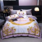 Gucci new foreign trade brand washed Tencel net red four-piece set ice silk four-piece set Amazon cross-border bedding