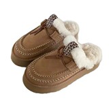 Cross-border foreign trade winter new thick bottom Alpine series women's surface leather lined wool snow boots thick UGG