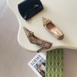 Gucci 2025 European Style New Floral Flat Fashion Flats G Sandals Flats