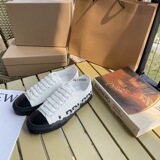 Burberry In Stock Women's Shoes New Flat Casual Skate Shoes Korean Style Versatile Sport Canvas Shoes