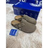 Birken Unisex Cork Leather Fishing Boken Toe Slippers Sandals Platforms Everyday Casual Shoes