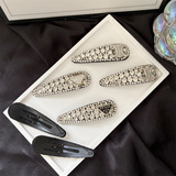 chanel super shiny full of water droplets bb clip women's light luxury side premium feeling bangs hair clip exquisite hair card hair accessories