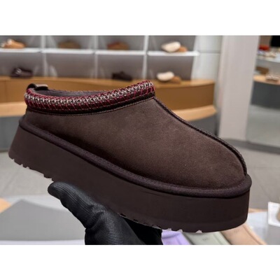 Henan Sangpo thick bottom Tazz ethnic style lazy one foot pedal fur integrated warm snow boots foreign trade hair UGG