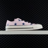 ALLStarChuck70 pink star vintage low cut vulcanized canvas skate shoes unisex